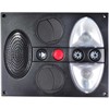 DOUBLE LIGHT &amp; VENT COMBINATION WITH SPEAKER BLACK