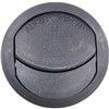 VENT ROUND BLACK 58mm