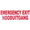 STICKER EMERGENCY EXIT