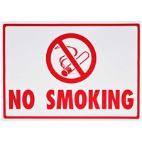 STICKER NO SMOKING A4 SIZE