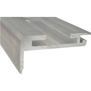 ALUMINIUM DOOR SECTION D44820 2.5mt