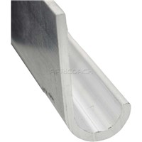 ALUMINIUM J GUTTER SMALL (RAIN) D90 5mt