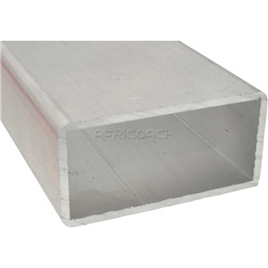 ALUMINIUM RECTANGULAR TUBE MILL FINISH 50x25x2mm