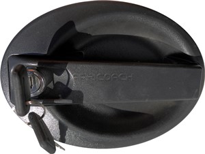 OUTER DOOR HANDLE RECESSED OVAL