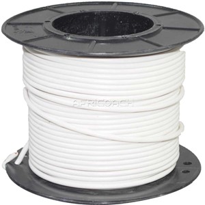 ELECTRICAL WIRE SINGLE 2.00mm WHITE