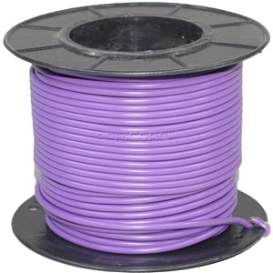 ELECTRICAL WIRE SINGLE 2.00mm PURPLE