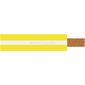 TRACER WIRE 2.00mm YELLOW WHITE