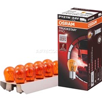 GLOBE OSRAM 24V 21W SC PY21W AMBER OFFSET 7510