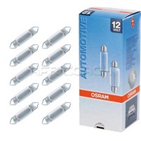 GLOBE OSRAM 12V 10W FESTOON 41mm LENGTH 6411