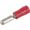 TERMINAL BULLET INSULATED RED MALE 4mm