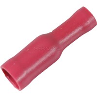 TERMINAL BULLET INSULATED RED FEM 4mm