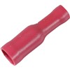 TERMINAL BULLET INSULATED RED FEM 4mm