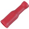 TERMINAL BULLET INSULATED RED FEMALE 5mm