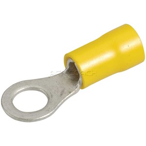 TERMINAL EYE INSULATED 3mm YELLOW