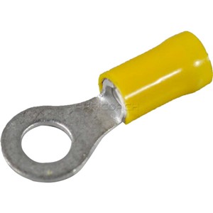 TERMINAL EYE INSULATED 6mm YELLOW