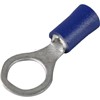 TERMINAL EYE INSULATED 8mm BLUE