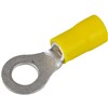 TERMINAL EYE INSULATED 6mm YELLOW