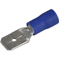 TERMINAL SPADE INSULATED BLUE MALE