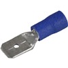 TERMINAL SPADE INSULATED BLUE MALE