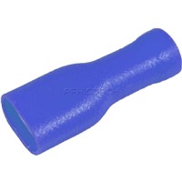 TERMINAL SPADE FULLY INSULATED BLUE FEMALE