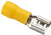 TERMINAL SPADE INSULATED YELLOW FEMALE