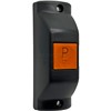 BELL PUSH BUTTON RECTANGULAR BLACK ORANGE