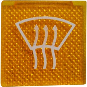 DEMISTER AMBER SWITCH SYMBOL