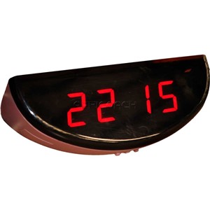 DIGITAL CLOCK HALF ROUND