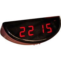 DIGITAL CLOCK HALF ROUND