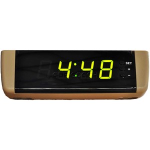 DIGITAL CLOCK RECTANGULAR BEIGE