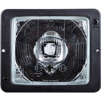 HEADLIGHT ABL SQUARE WITH BLACK FRAME