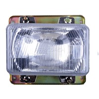 HEADLIGHT FOR BUSSCAR RECTANGULAR WITH BRACKET