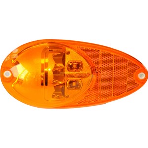 MARKER LIGHT FOR BUSSCAR DD SIDE TEARDROP AMBER LED