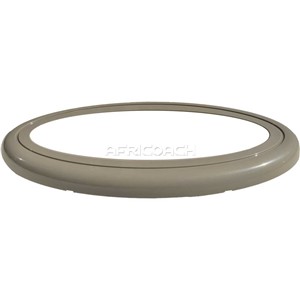 GREY BEZEL FOR OVAL INTERIOR LIGHT (FOR PART NO. 103606)