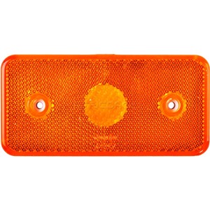 MARKER LIGHT FOR MARCOPOLO / BUSSCAR RECTANGULAR FLAT AMBER