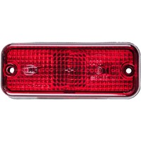 MARKER LIGHT HELLA RECTANGULAR RED 2PF 2SA961167-011