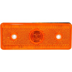 MARKER LIGHT RECTANGULAR AMBER GLOBE