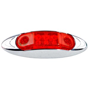 MARKER LIGHT LED 10-30V RED THIN TYPE