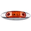 MARKER LIGHT LED 10-30V AMBER THIN TYPE