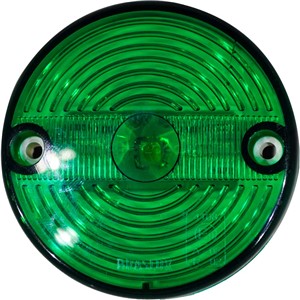 MARKER LIGHT ROUND 70mm LED GREEN