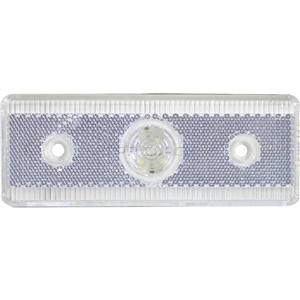 MARKER LIGHT RECTANGULAR WHITE LED