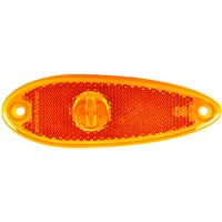 MARKER LIGHT FOR BUSSCAR DD SIDE OVAL AMBER LED