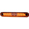 MARKER LIGHT FOR BUSSCAR LED AMBER RECTANGULAR THIN TYPE