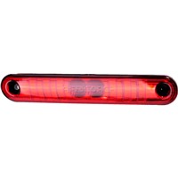 MARKER LIGHT FOR BUSSCAR LED RED RECTANGULAR THIN TYPE