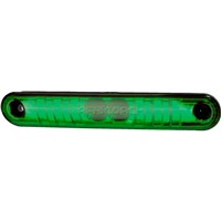 MARKER LIGHT FOR BUSSCAR LED GREEN RECTANGULAR THIN TYPE