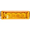 MARKER LIGHT RECTANGULAR LONG AMBER 12-24V CLIP ON BASE