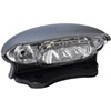 NUMBER PLATE LIGHT 3 LED GREY 87mm