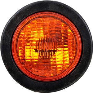 TAILLIGHT TRUCK SEMI SEALED RUBBER AMBER