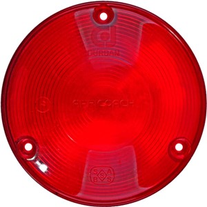 TAILLIGHT DOME RED LENS ONLY