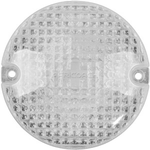 TAILLIGHT ROUND RINDER WHITE 2 POINT